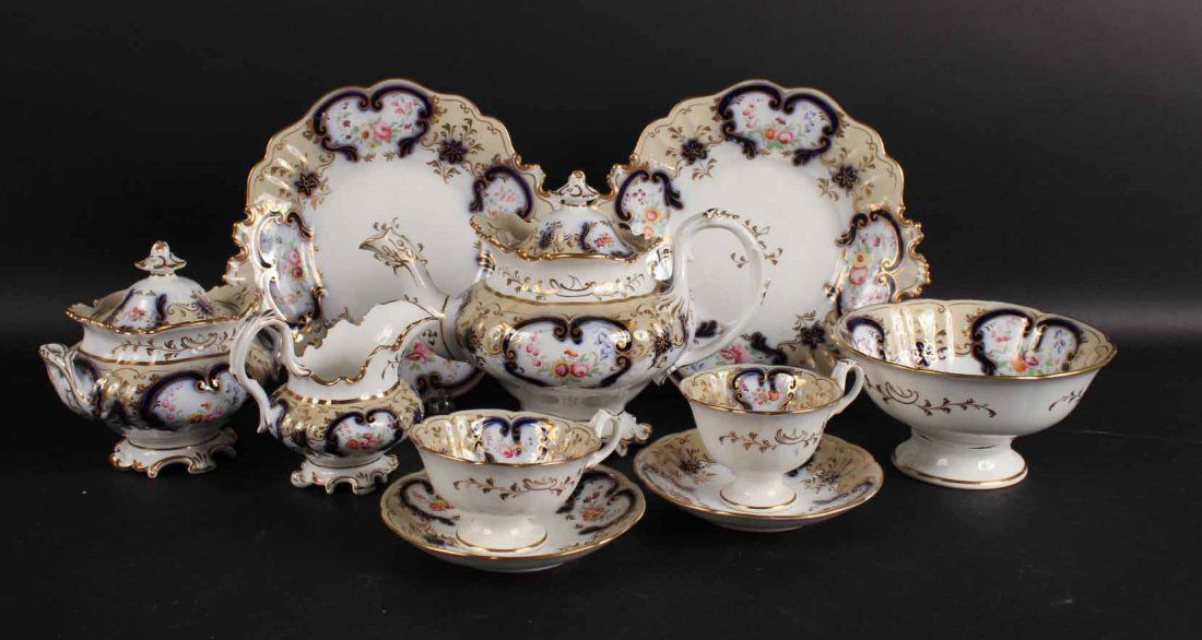 Hand Painted Porcelain Tea & Coffee Service (1 of 9)