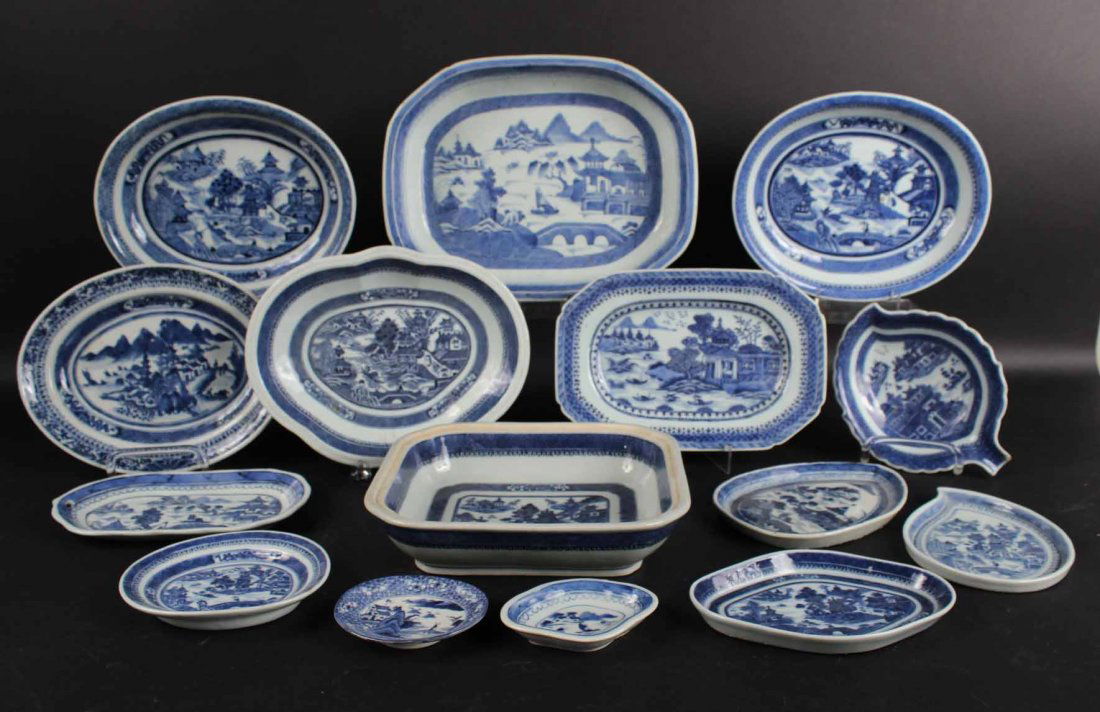 Group of Canton Porcelain Chinese Export Articles (1 of 9)