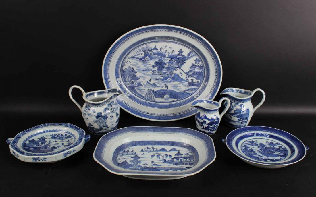 Group of Canton Porcelain Chinese Export Articles (1 of 7)
