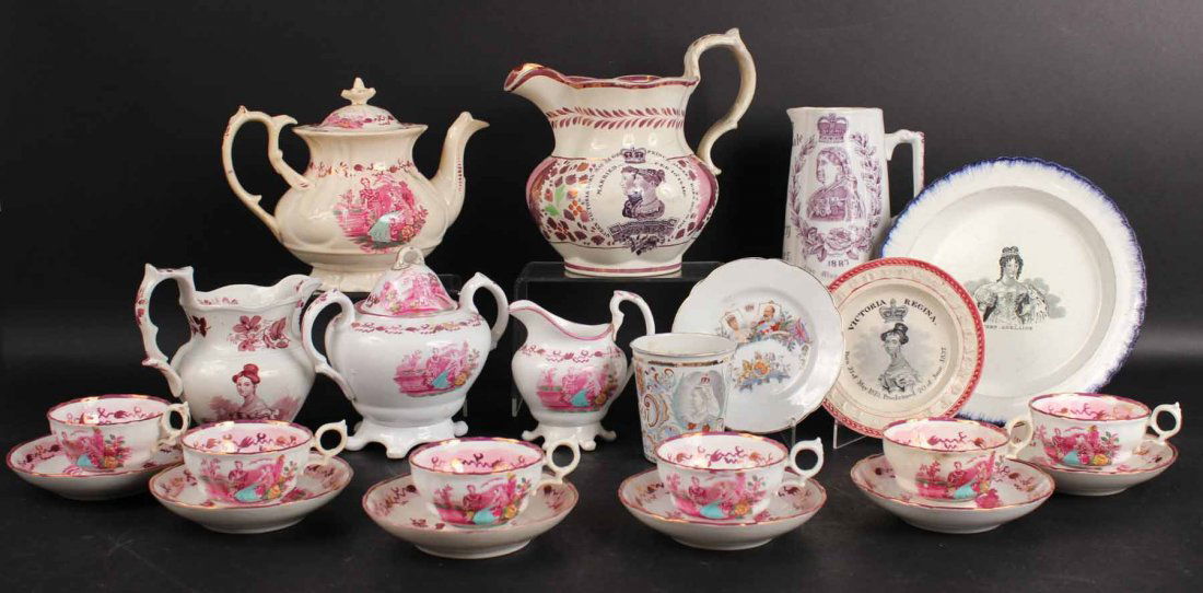 Assorted English Porcelain Luster Jubilee Items (1 of 6)