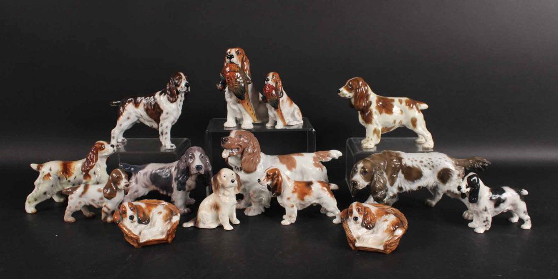 Group of Porcelain Dog Figures (1 of 10)