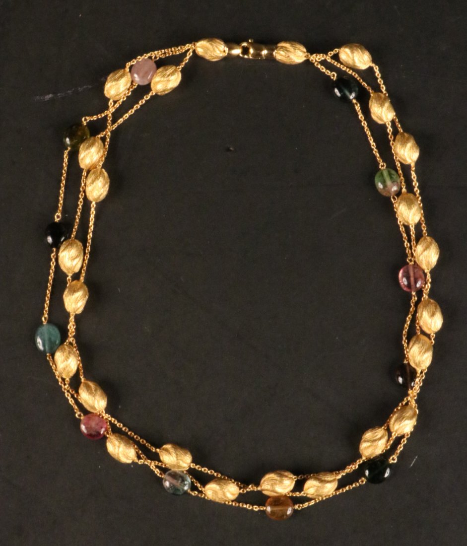 Roberto Coin 18K Yellow Gold 3-Strand Necklace (1 of 5)