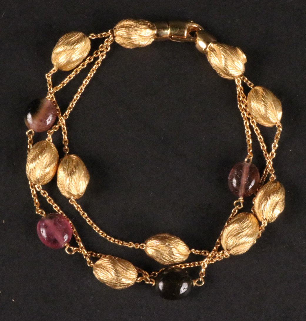Roberto Coin 18K Yellow Gold&Tourmaline Bracelet (1 of 6)