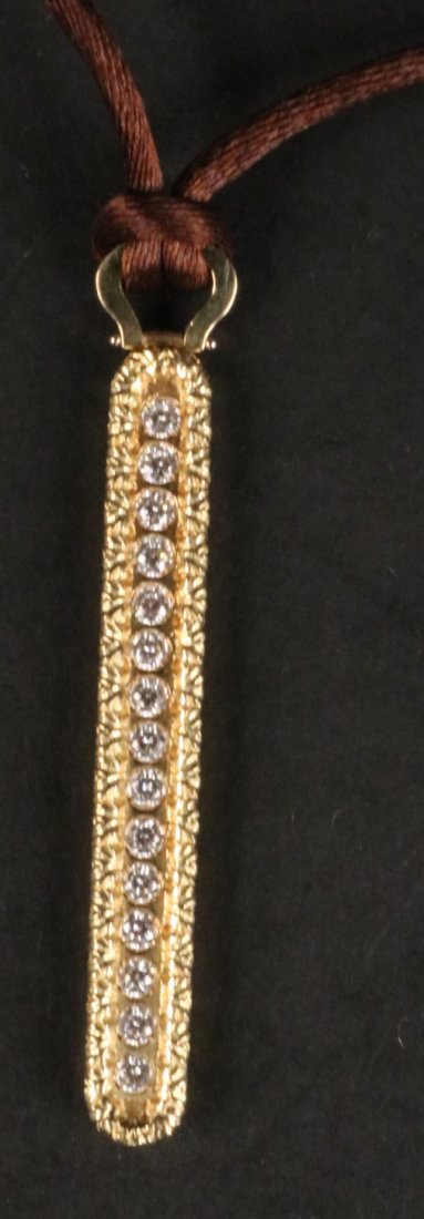 Roberto Coin 18K Yellow Gold & Diamond Pendant (1 of 5)