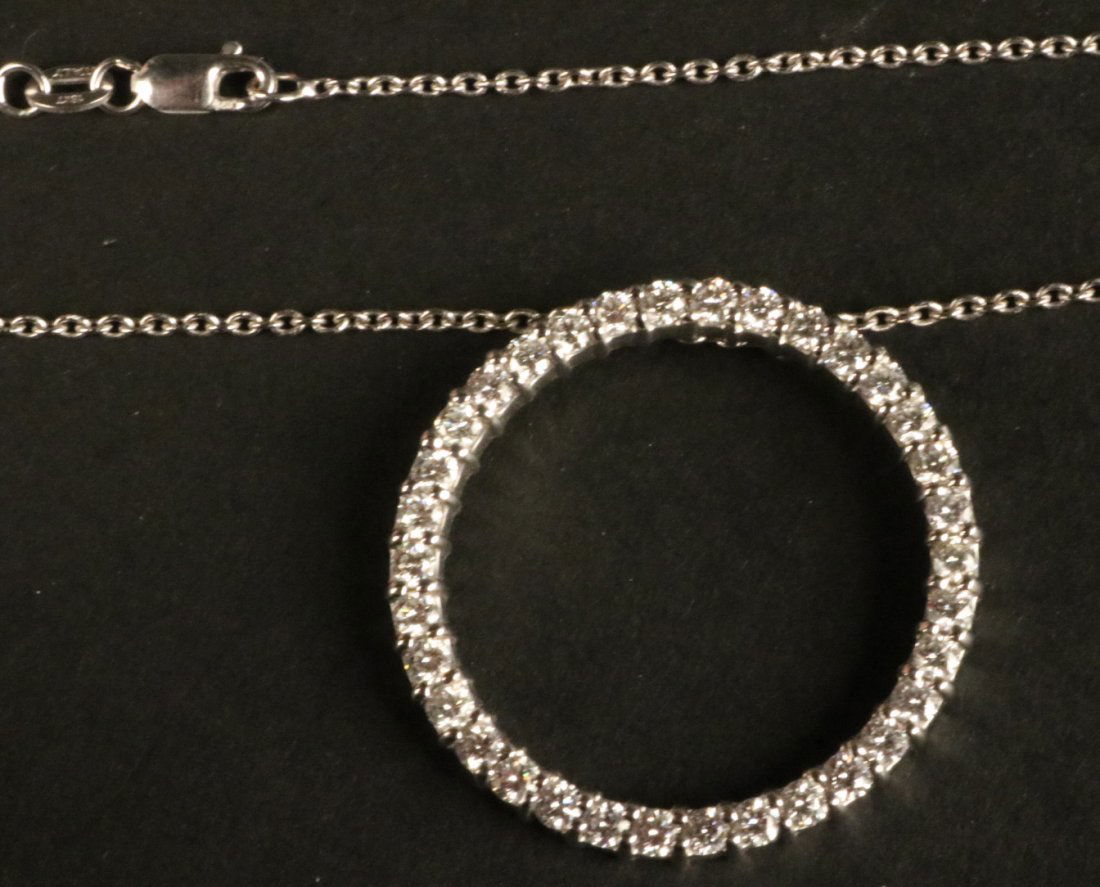 Roberto Coin 18K White Gold & Diamond Pendant (1 of 6)