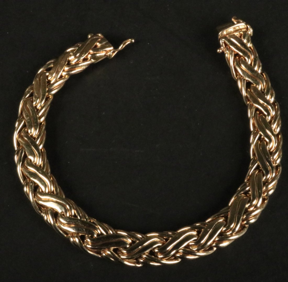 Tiffany & Co. Woven 14K Yellow Gold Bracelet (1 of 6)