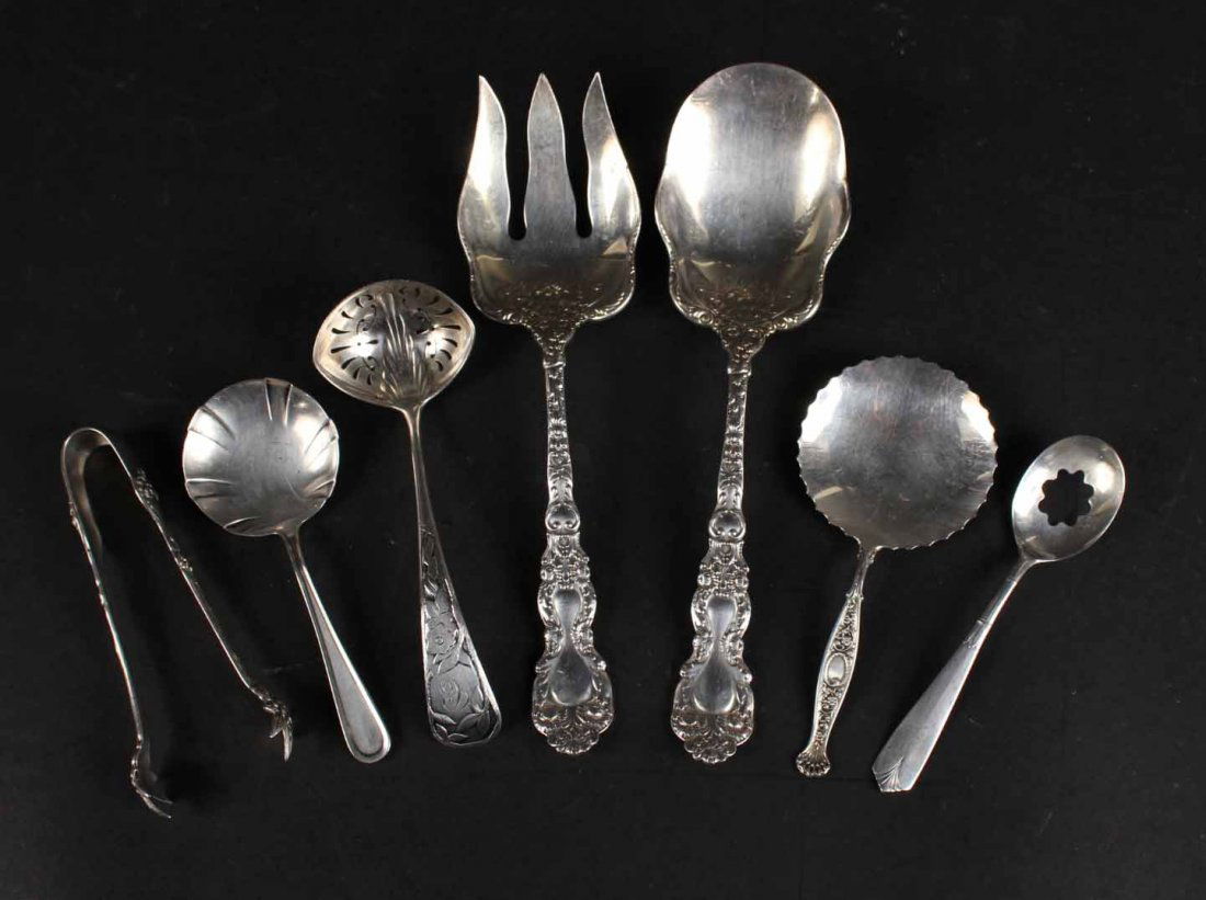 Gorham "Imperial Chrysanthemum" Salad Set (1 of 7)