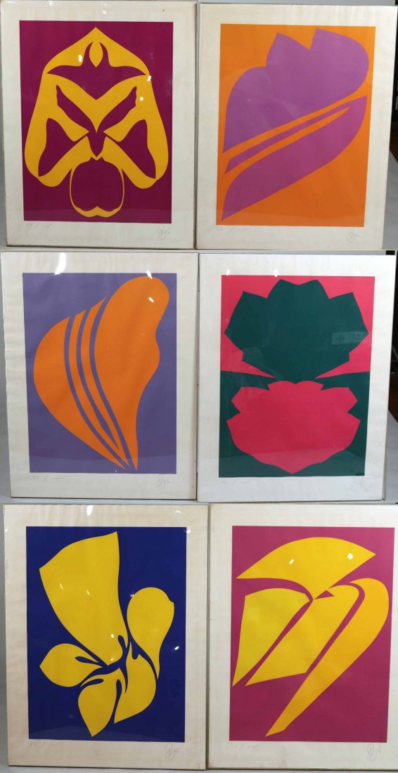 Six Serigraphs, "Changes" Jack Youngerman (1 of 10)