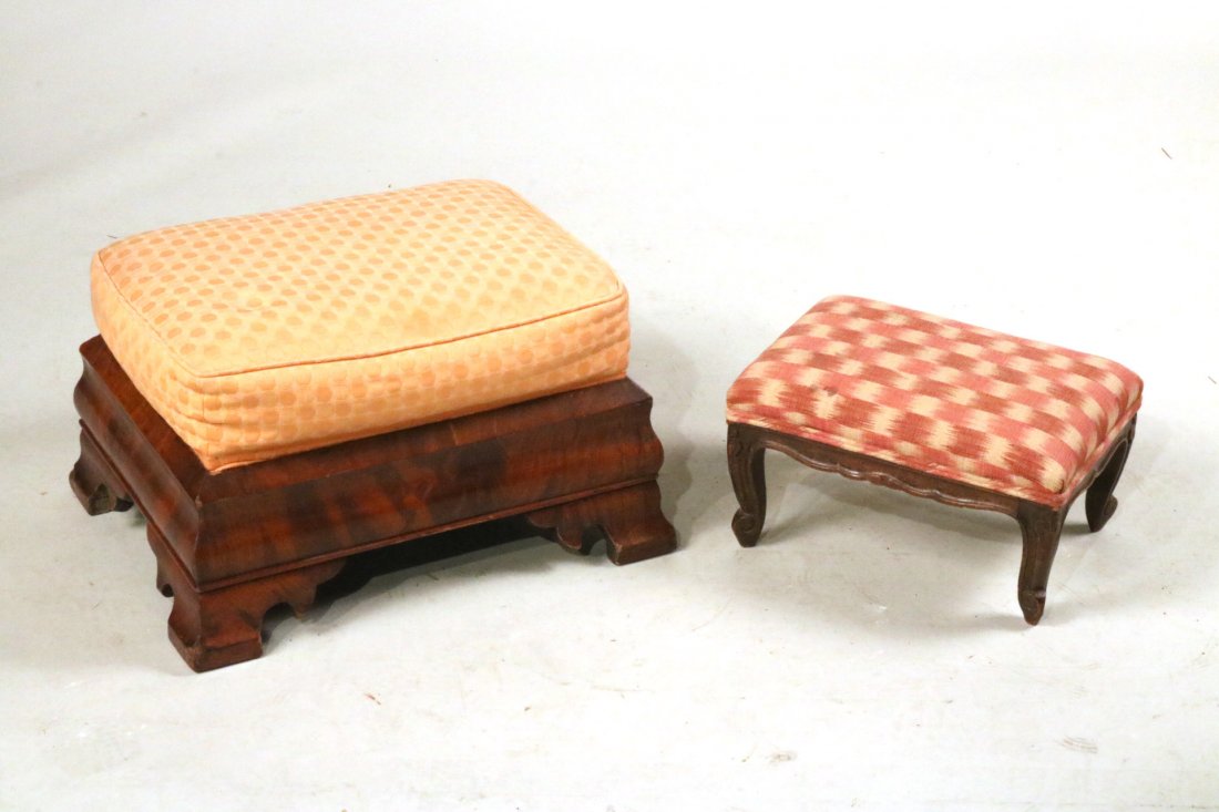 Two Mahogany Footstools (1 of 7)