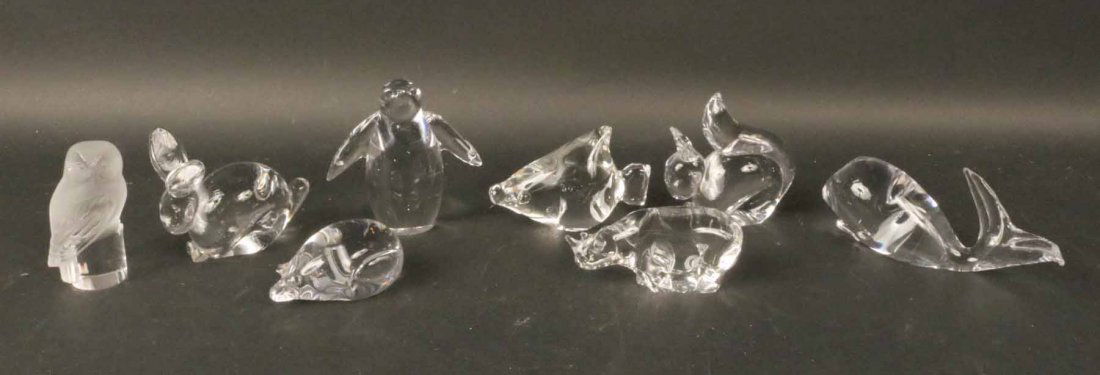 Steuben Colorless Glass Fish (1 of 7)