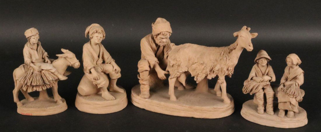 Four Terracotta Statues, Giuseppe Vaccaro (1 of 10)