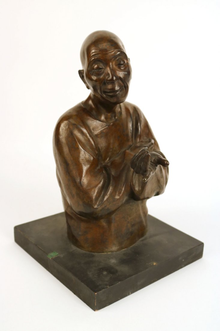 Bronze Sculpture of a Man, Gaston Hauchecorne (1 of 9)