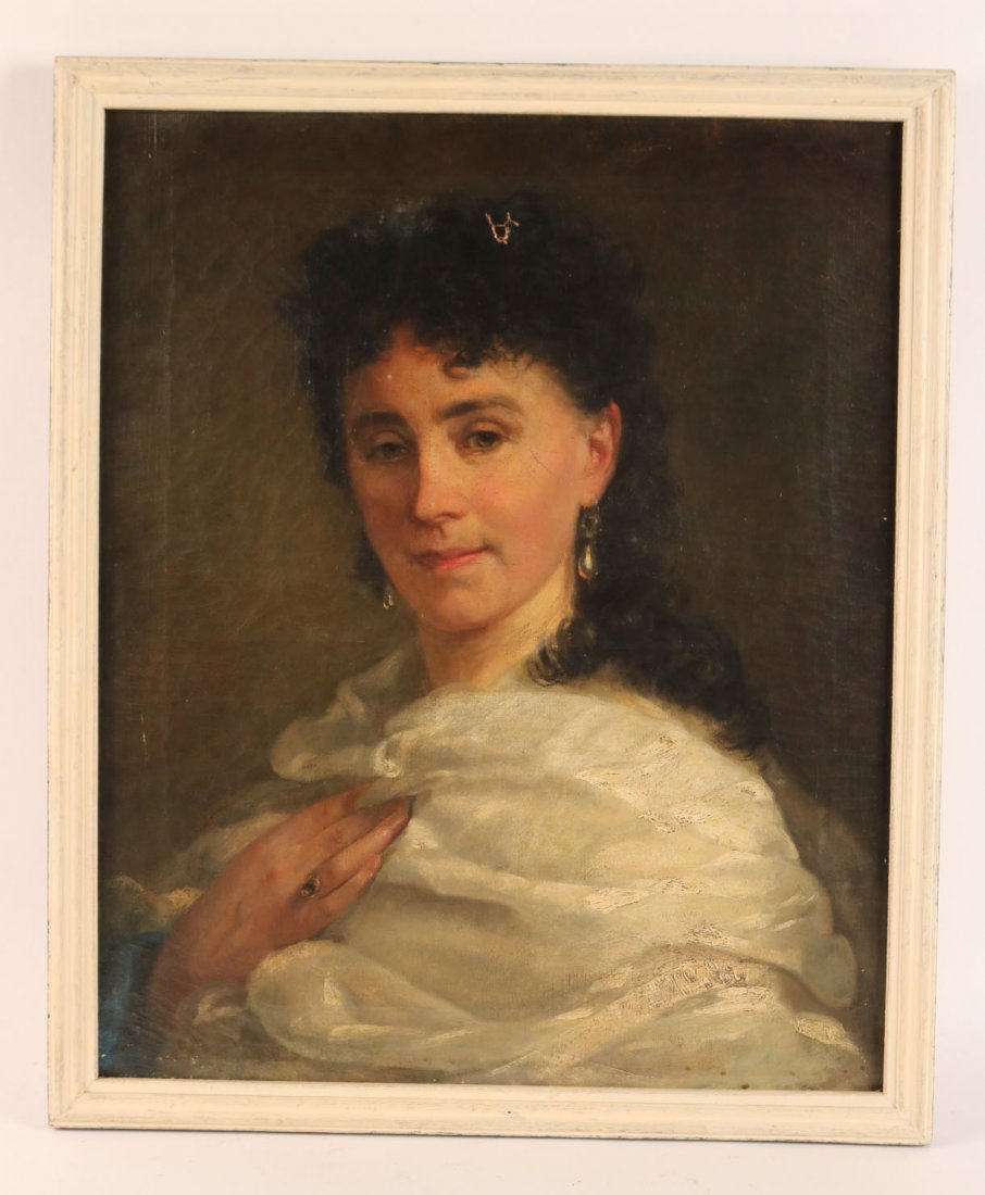 Oil on Canvas, Portrait of a Woman, James Tissot (1 of 7)