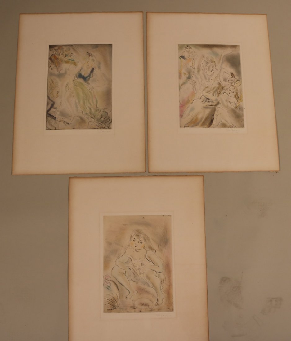 Three Etchings and Aquatints, Jules Pacin (1 of 10)