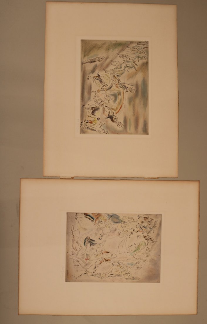Two Etchings and Aquatints, Jules Pacin (1 of 8)