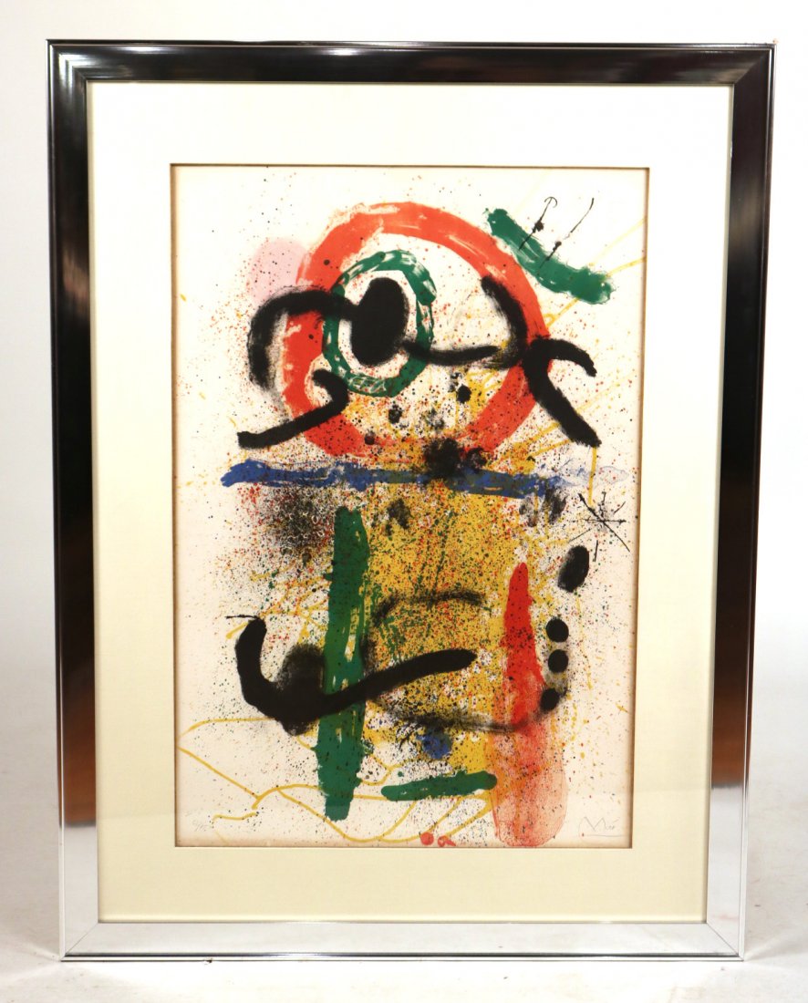 Lithograph, Abstract, Joan Miro (1 of 6)