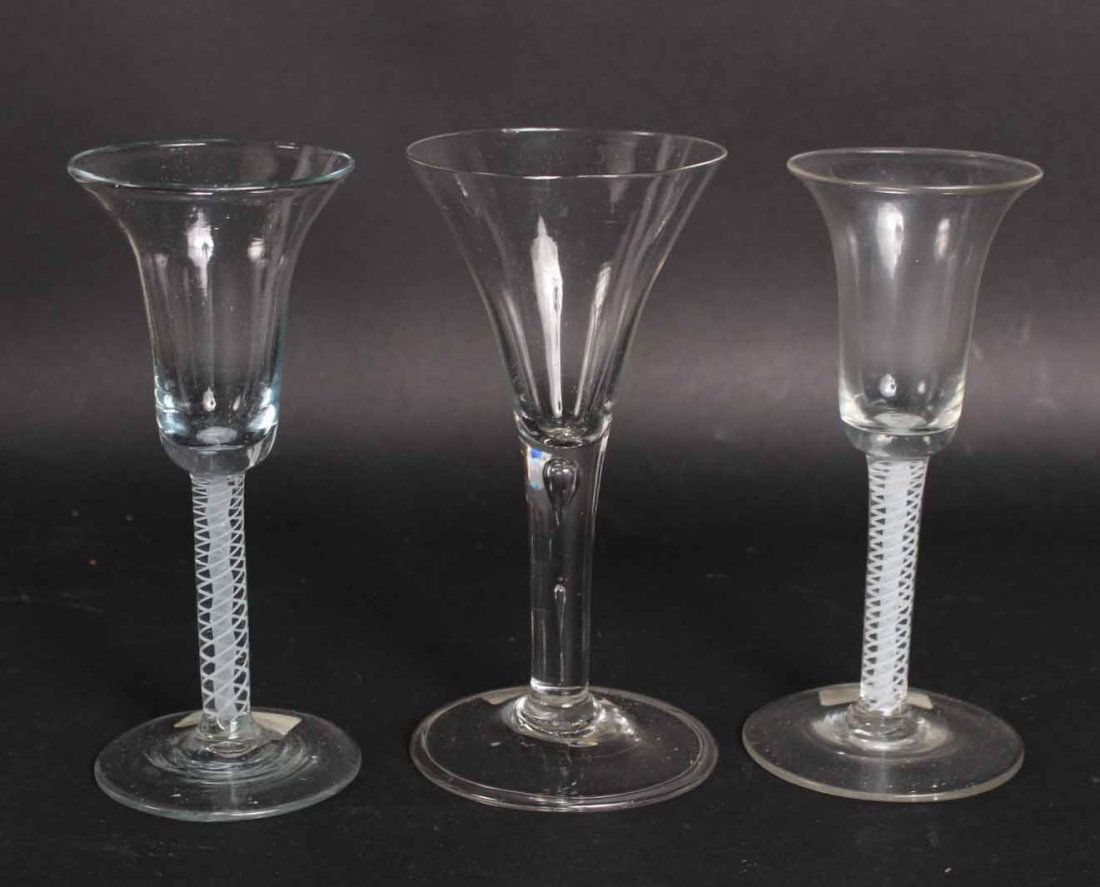 Three Georgian Cordial Glasses (1 of 3)