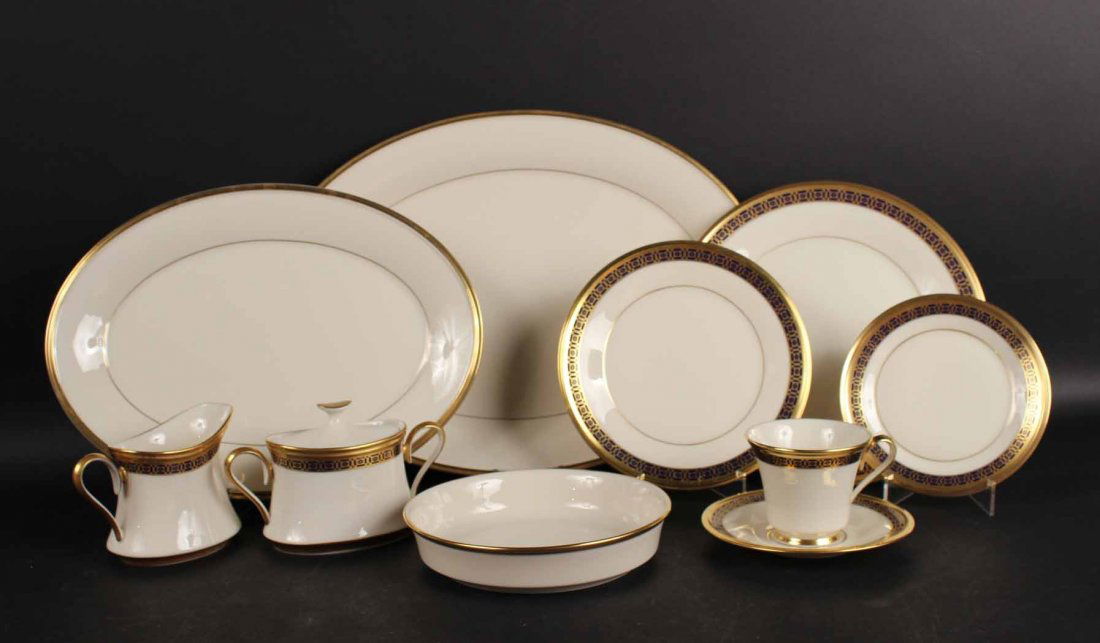 Partial Set of Lenox Tudor Pattern Dinnerware (1 of 10)