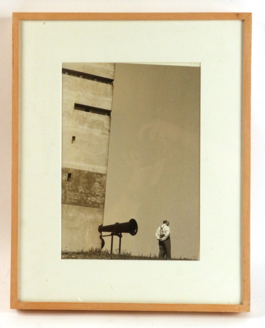 Silver Print, Old Man and Fog Horn, Dan Weiner (1 of 3)