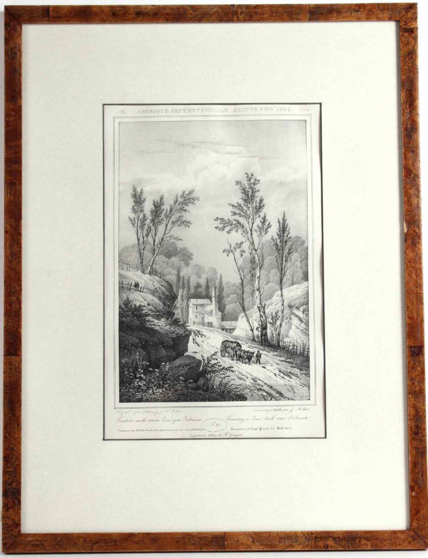 Lithograph, Landscape with Foundry Building (1 of 7)
