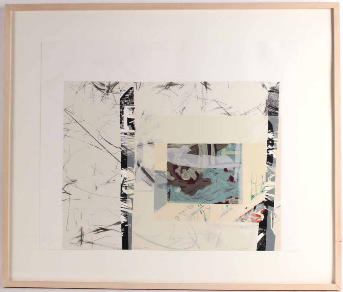 Silkscreen, Tsubasa, Nancy Campbell: Title, edition and signed in pencil along bottom margin. RDA #71123. Bin #116. 21"h x 26"w