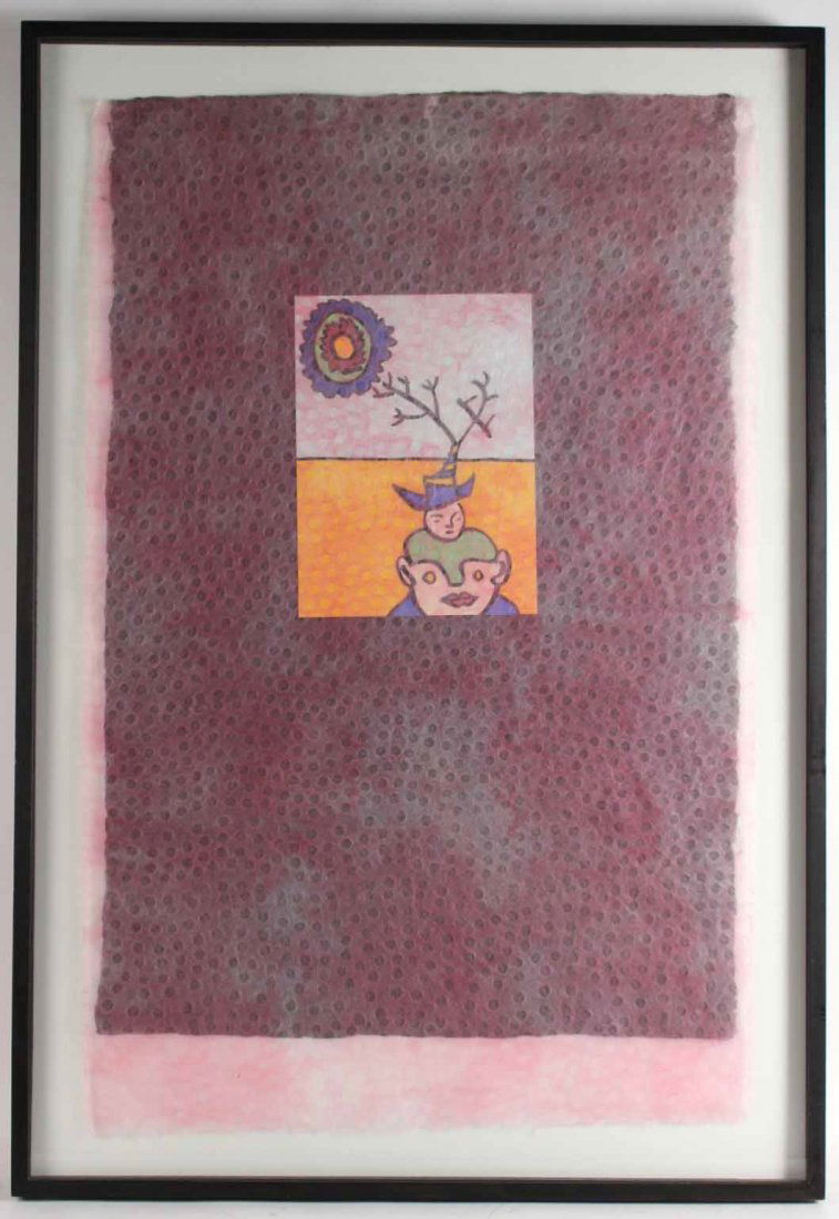 Color Linocut, Mandible, Robin Winters (1 of 5)