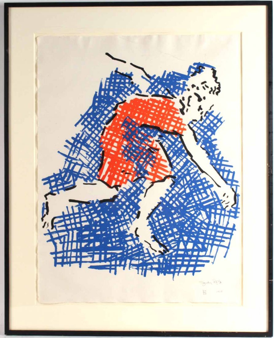 Color Lithograph, Modern dance 1, Judy Rifka (1 of 7)