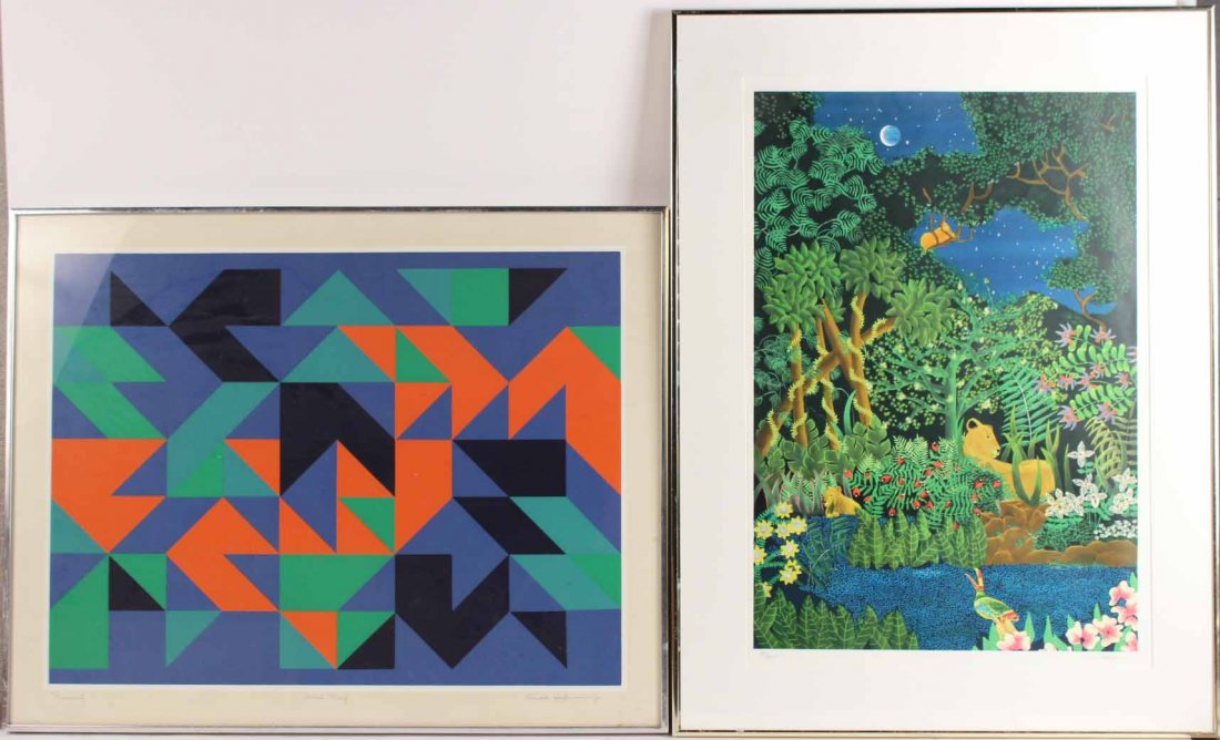 Lithograph, Abstract, Arnold Hoffman Jr (1 of 10)