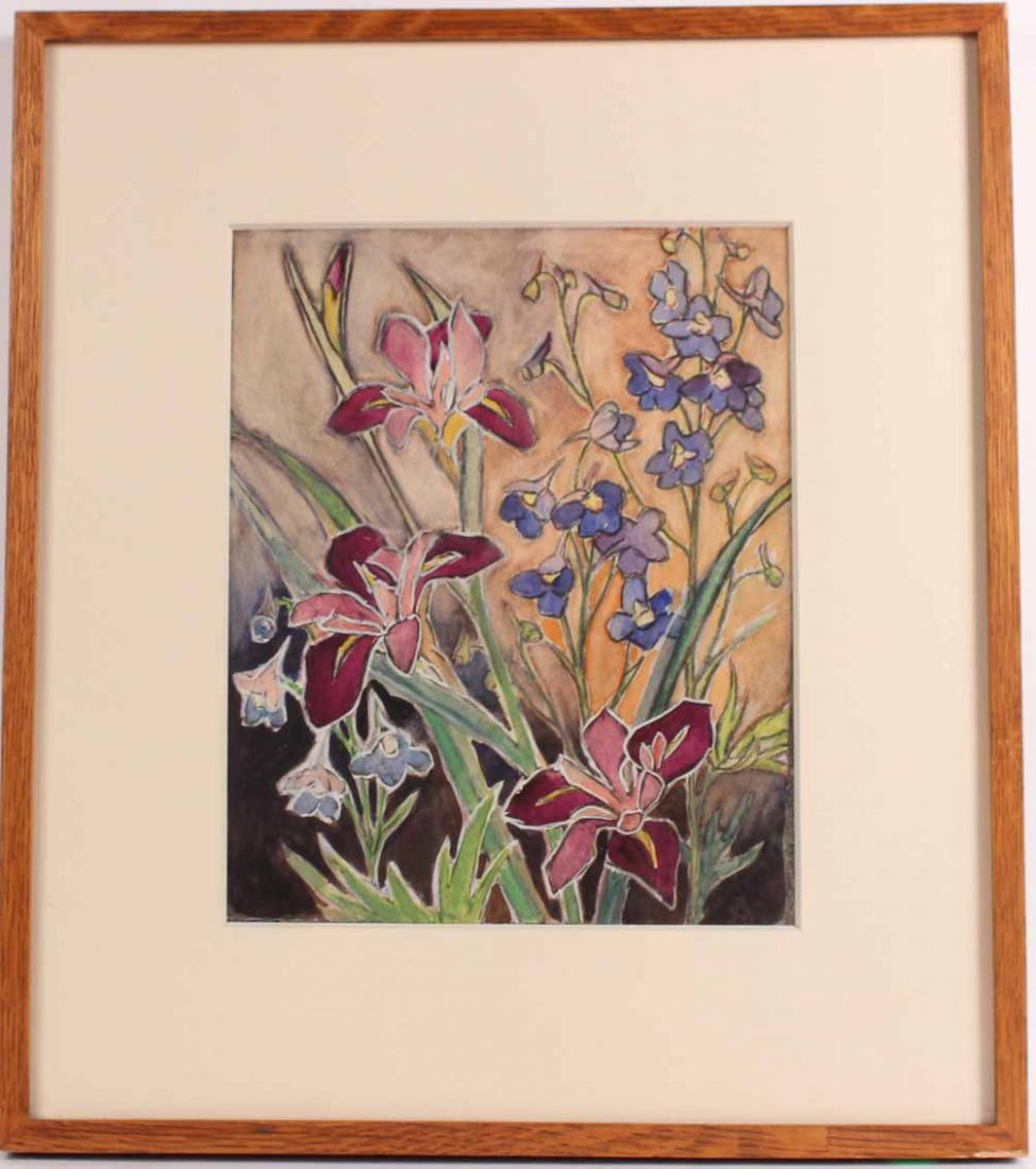Watercolor, Flowers, Ella Hergesheimer (1 of 4)