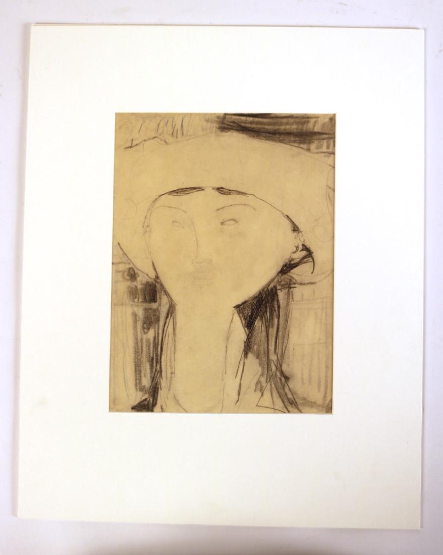 Graphite and Crayon on Paper, Amedeo Modigliani (1 of 4)