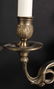 Pair of George III Style Brass Wall Sconces - 6