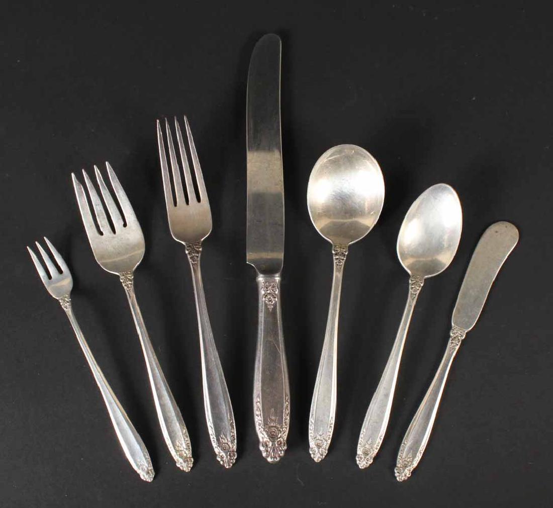 International Sterling Silver Flatware Service (1 of 6)
