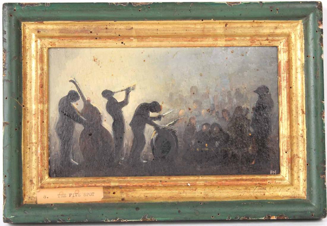 Oil on Board, Musicians (1 of 8)