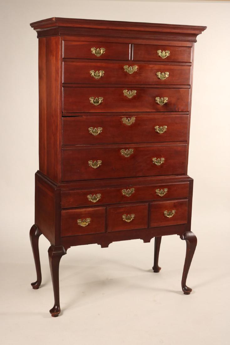 Queen Anne Mahogany Highboy (1 of 10)