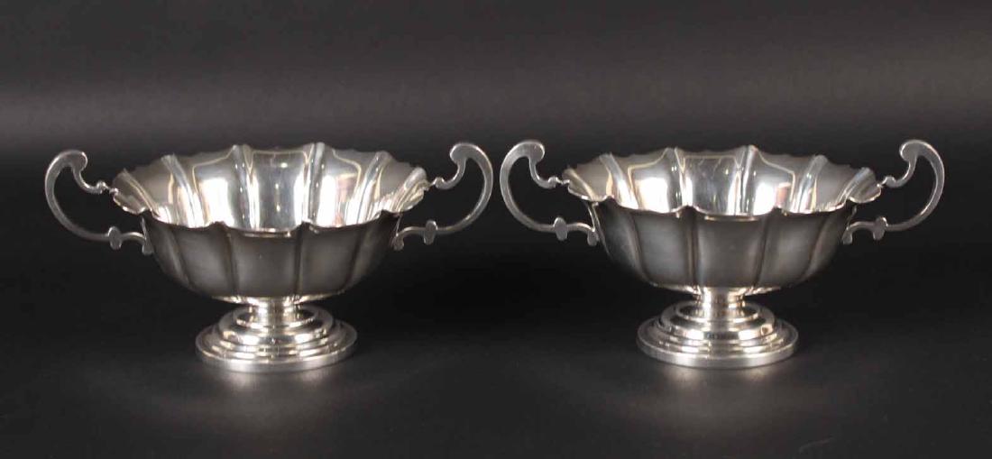 Pair of Tuttle "Irish" Sterling Silver Dishes (1 of 6)