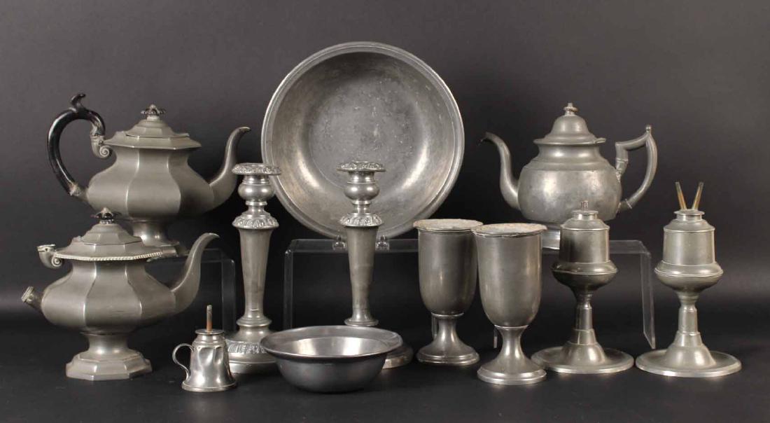Assorted Group of Pewter Articles (1 of 10)