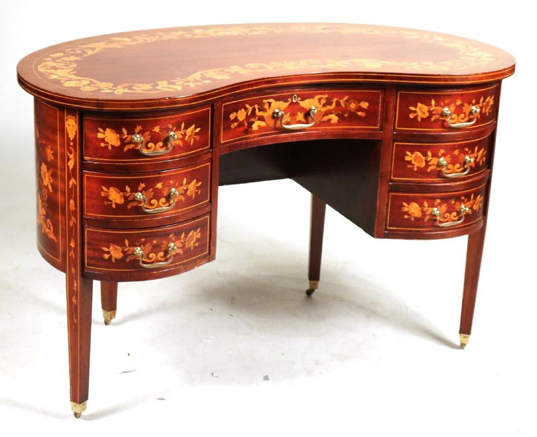Neoclassical Style Kidney Shaped Desk (1 of 10)