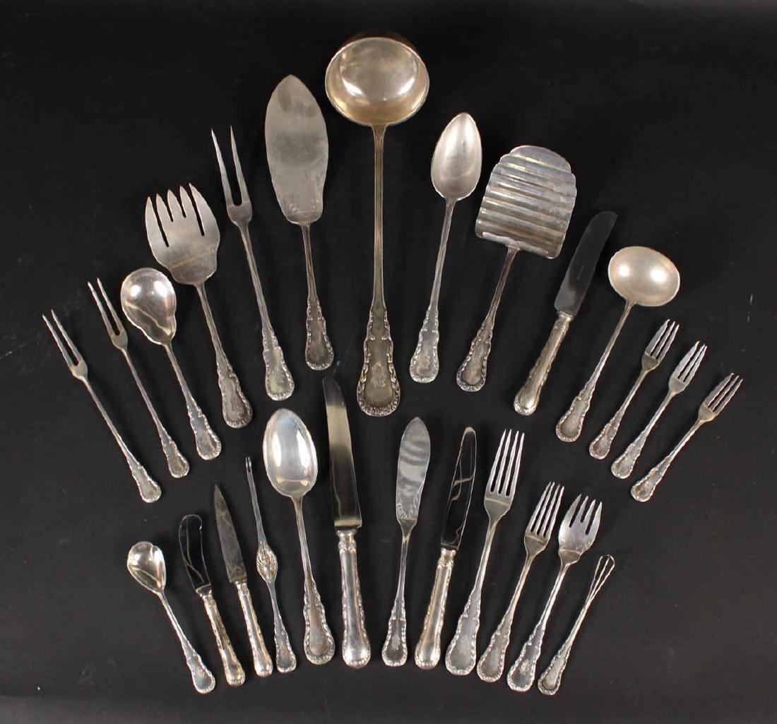 German 800 Silver Flatware Service (1 of 10)