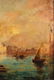 Oil on Panel, Venetian Canal Scene - 4