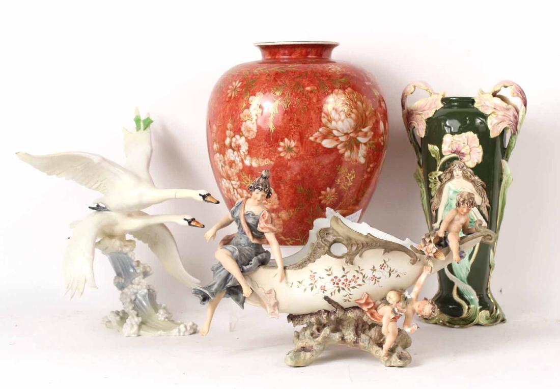 Large Rosenthal Orange Vase (1 of 10)