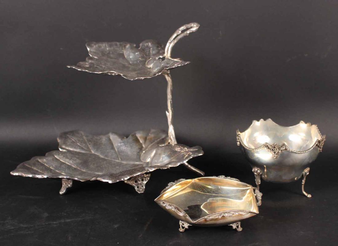 Two Sterling Silver Footed Bonbon Dishes (1 of 8)
