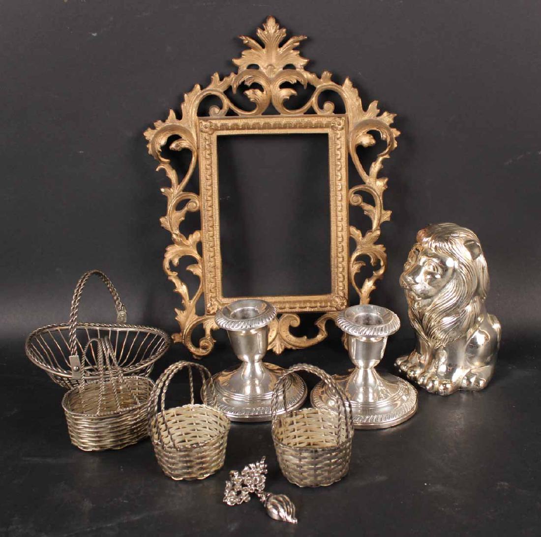 Pair of Sterling Silver Weighted Candlesticks (1 of 6)