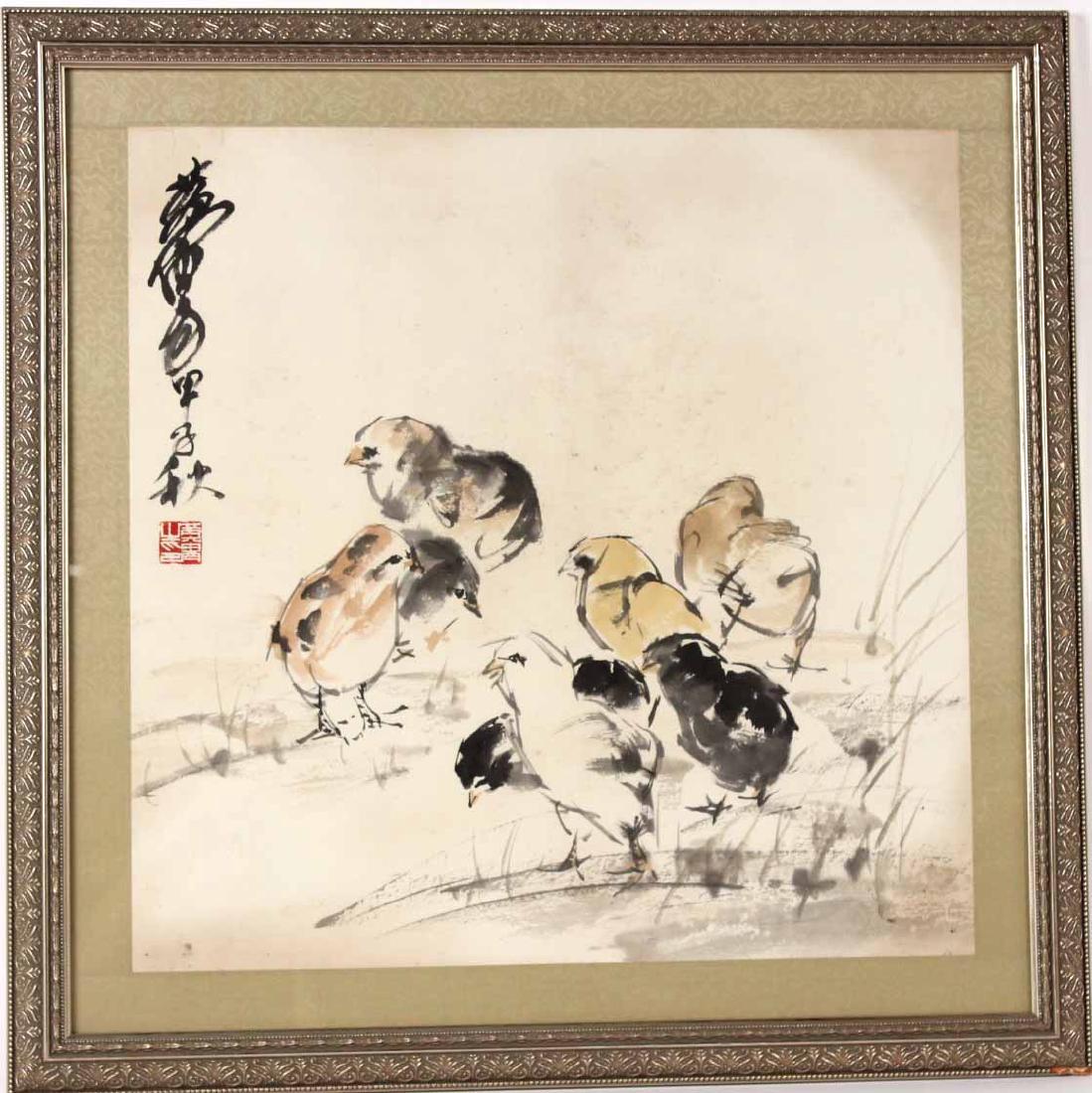 Chinese Print, Baby Chicks (1 of 7)