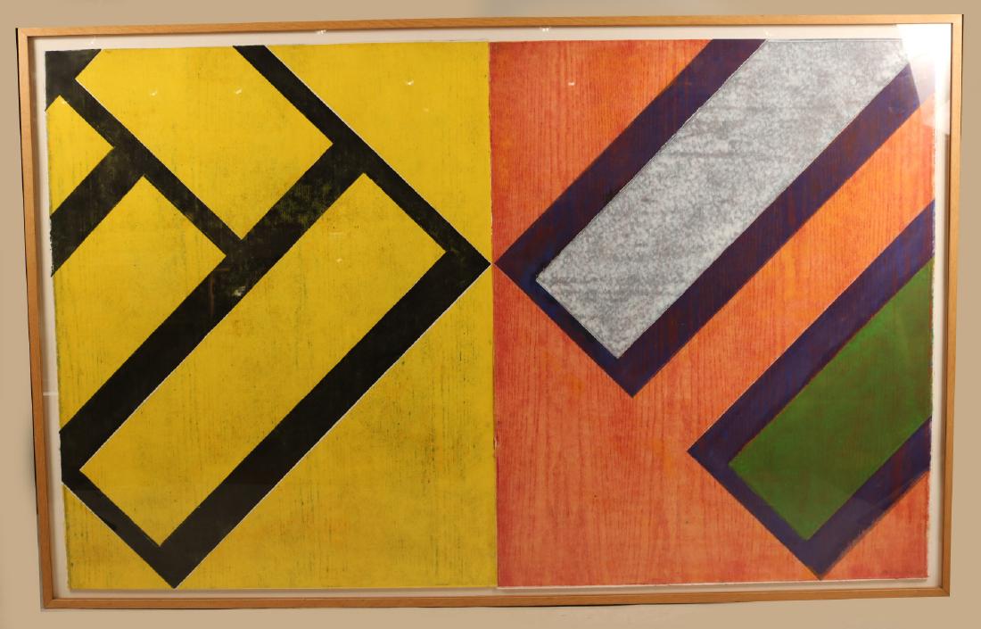 Monoprint, Abstract, Paul Osipow (1 of 5)