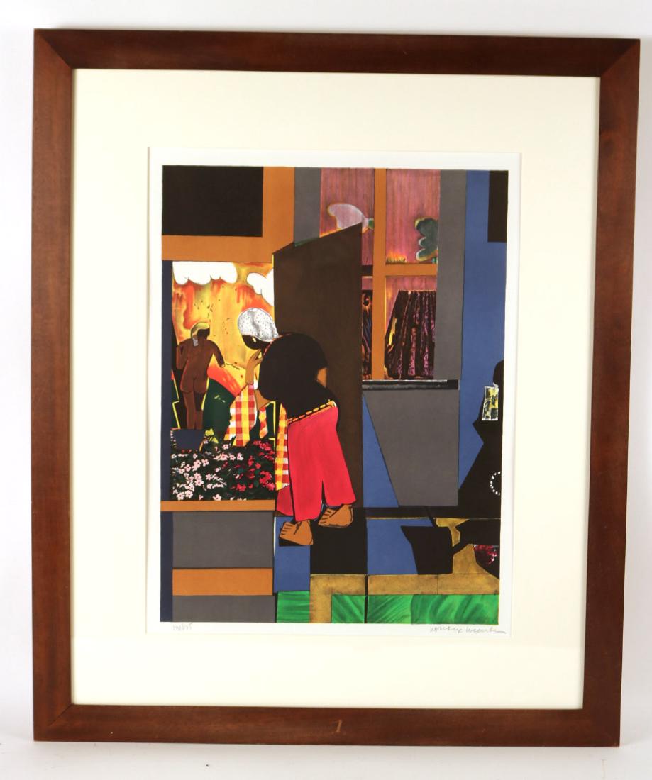 Lithograph, Open Door, Romare Bearden (1 of 5)