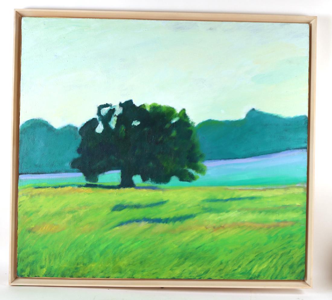 Oil on Canvas, Weathersfield, Jane McNichol: (American, b. 1952), appears to be unsigned. RDA# 72205. Bin# 128 Sight size: 36"h x 40"w