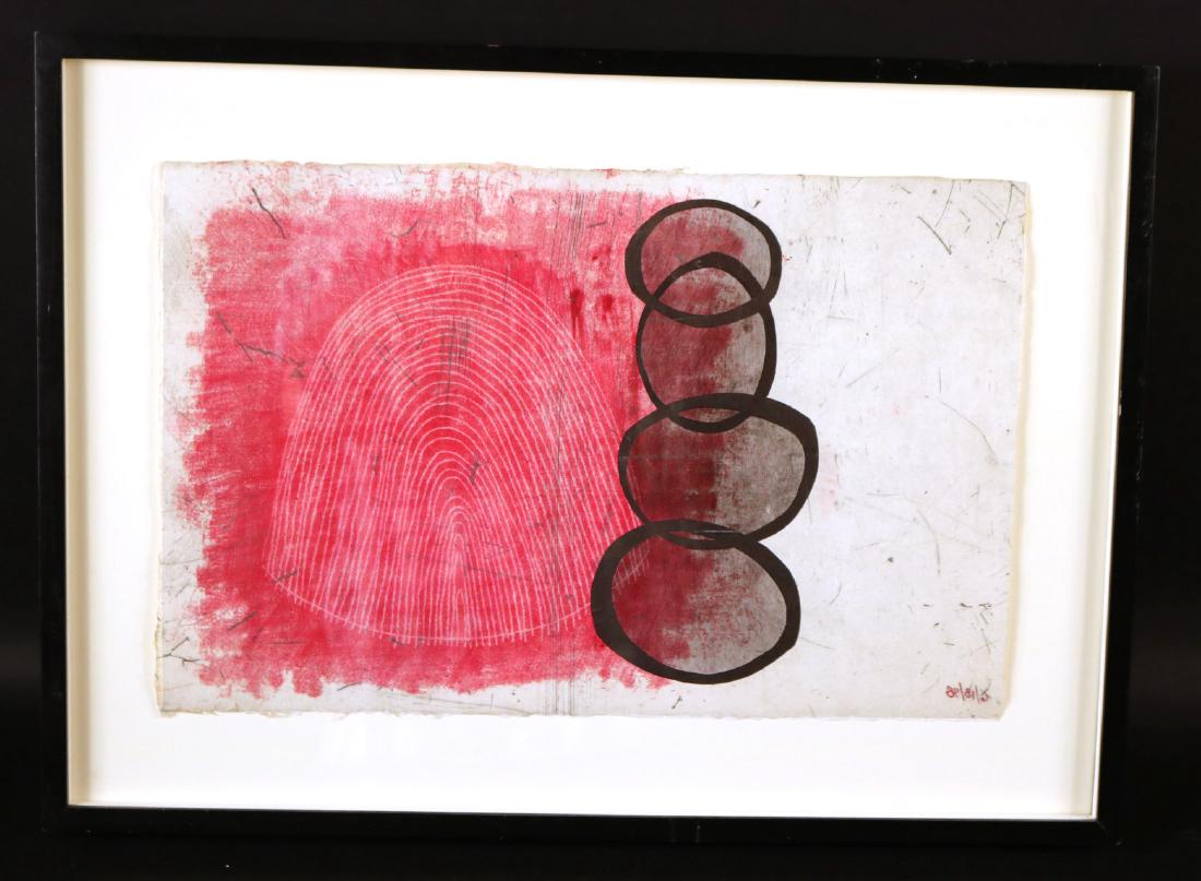 Monoprint on Rice Paper, Sarah Smelser (1 of 5)