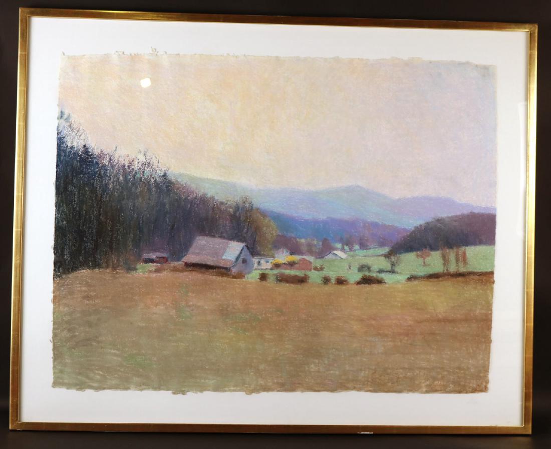 Pastel on Paper, Blue Ridge Farm, Larry Horowitz (1 of 6)