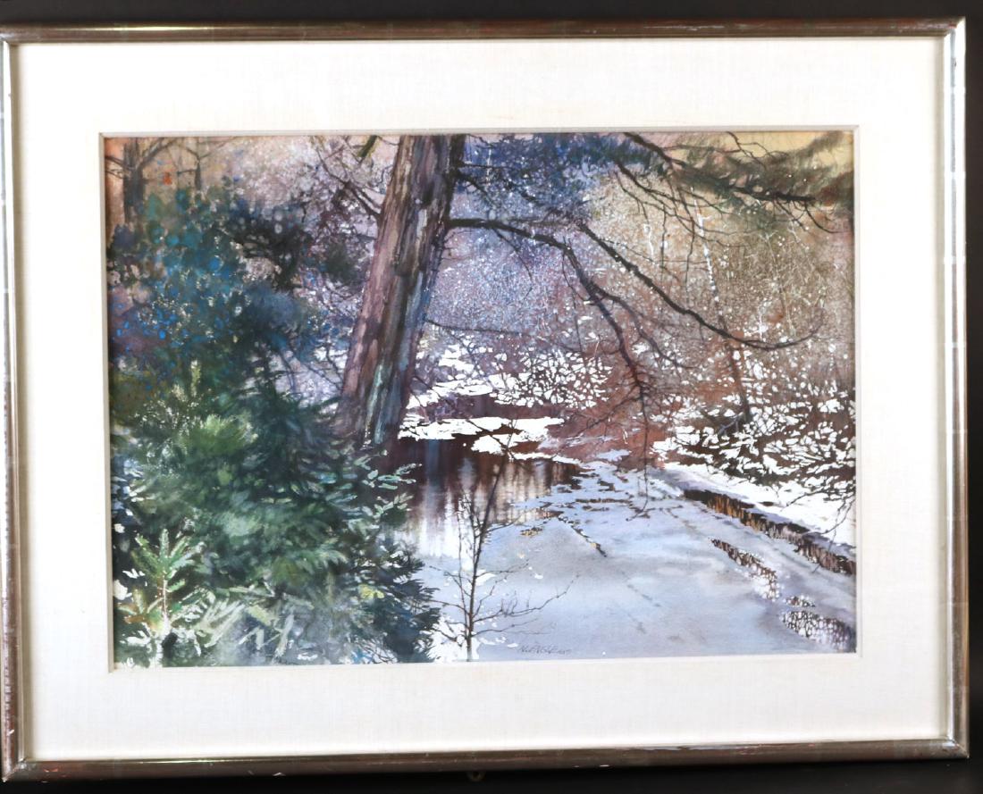 Watercolor, November Thaw, Nissan Engel (1 of 6)