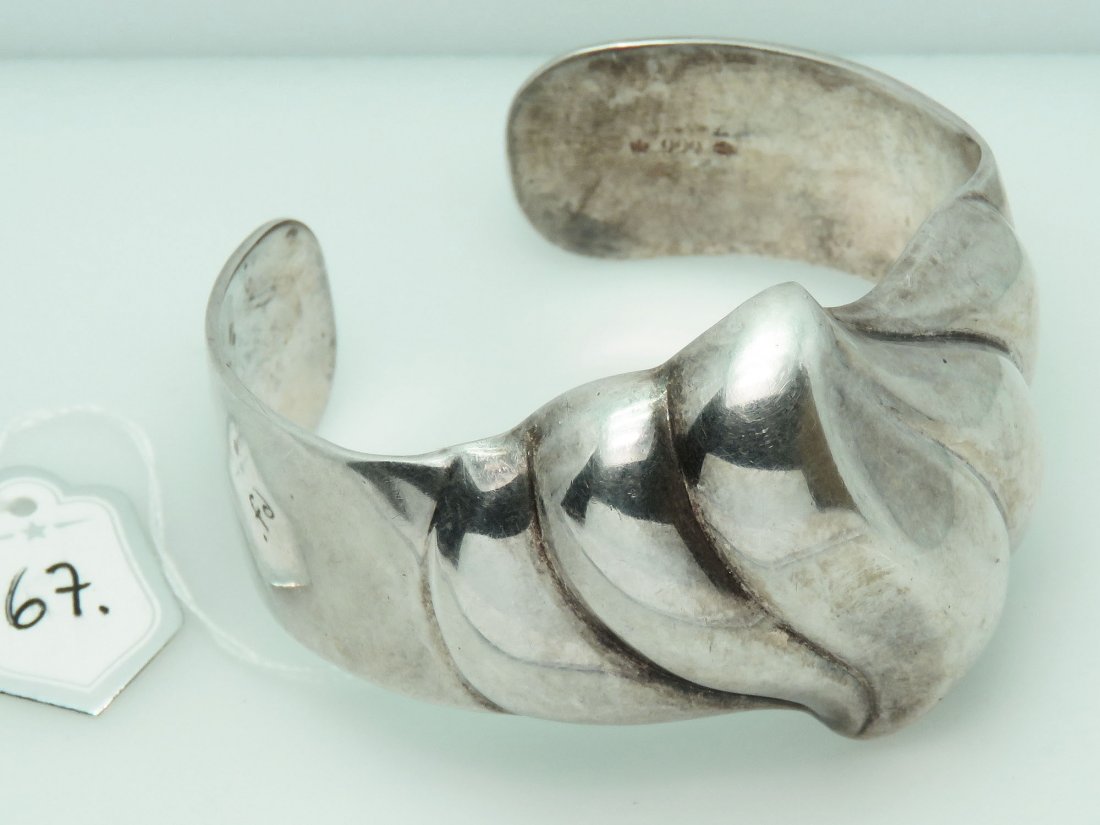 DESIGNER .999 FINE SILVER CUFF BRACELET (1 of 6)